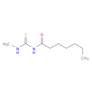 Heptanamide, N-[(methylamino)thioxomethyl]-