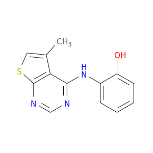 Phenol, 2-[(5-methylthieno[2,3-d]pyrimidin-4-yl)amino]-