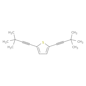 Thiophene, 2,5-bis(3,3-dimethyl-1-butynyl)-