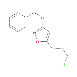 Isoxazole, 5-(3-chloropropyl)-3-(phenylmethoxy)-