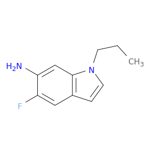 1H-Indol-6-amine, 5-fluoro-1-propyl-