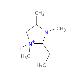 1H-Imidazolium, 2-ethyl-4,5-dihydro-1,3,4-trimethyl-
