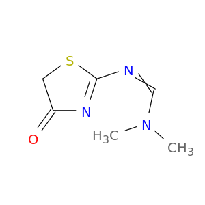 Methanimidamide, N'-(4,5-dihydro-4-oxo-2-thiazolyl)-N,N-dimethyl-