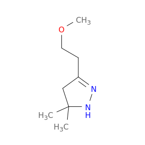1H-Pyrazole, 4,5-dihydro-3-(2-methoxyethyl)-5,5-dimethyl-