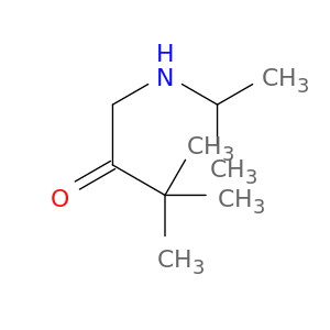 2-Butanone, 3,3-dimethyl-1-[(1-methylethyl)amino]-