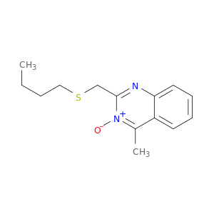 2-[(butylsulfanyl)methyl]-4-methylquinazoline 3-oxide