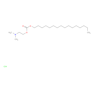 Carbonic acid, 2-(dimethylamino)ethyl hexadecyl ester, hydrochloride