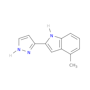 1H-Indole, 4-methyl-2-(1H-pyrazol-3-yl)-