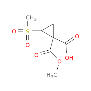 2-methanesulfonyl-1-(methoxycarbonyl)cyclopropane-1-carboxylic Acid