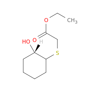 Acetic acid, [[(2S)-2-hydroxycyclohexyl]thio]-, ethyl ester
