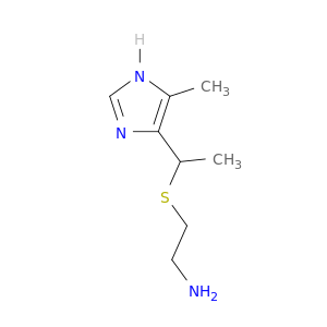 Ethanamine, 2-[[1-(5-methyl-1H-imidazol-4-yl)ethyl]thio]-