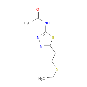 Acetamide, N-[5-[2-(ethylthio)ethyl]-1,3,4-thiadiazol-2-yl]-