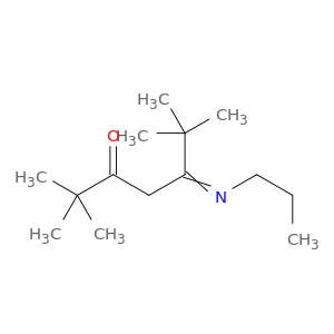 3-Heptanone, 2,2,6,6-tetramethyl-5-(propylimino)-