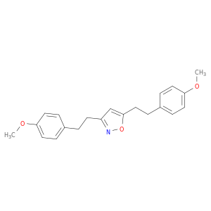 Isoxazole, 3,5-bis[2-(4-methoxyphenyl)ethyl]-