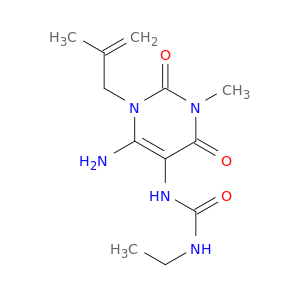 1-[6-amino-3-methyl-1-(2-methylprop-2-en-1-yl)-2,4-dioxo-1,2,3,4-tetrahydropyrimidin-5-yl]-3-ethylurea