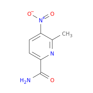 2-Pyridinecarboxamide, 6-methyl-5-nitro-