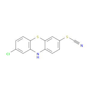Thiocyanic acid, 8-chloro-10H-phenothiazin-3-yl ester