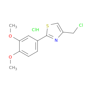 4-(Chloromethyl)-2-(3,4-dimethoxyphenyl)-1,3-thiazole Hydrochloride