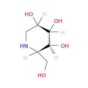 3,4,5-Piperidinetriol, 2-(hydroxymethyl)-, (2S,3S,4S,5R)-