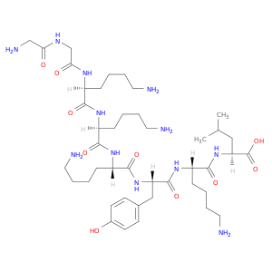 L-Leucine, glycylglycyl-L-lysyl-L-lysyl-L-lysyl-L-tyrosyl-L-lysyl-