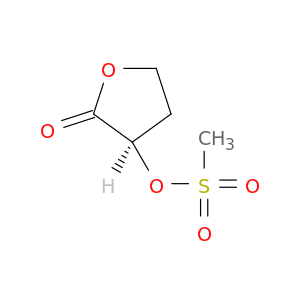 2(3H)-Furanone, dihydro-3-[(methylsulfonyl)oxy]-, (3R)-