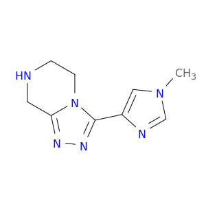 1-Methyl-4-{5H,6H,7H,8H-[1,2,4]triazolo[4,3-a]pyrazin-3-yl}-1H-imidazole