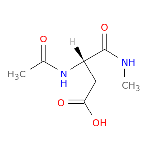 Butanoic acid, 3-(acetylamino)-4-(methylamino)-4-oxo-, (S)-