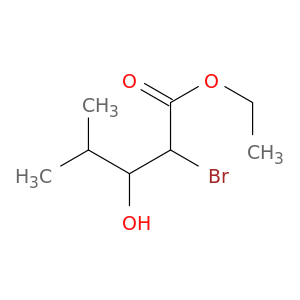 Pentanoic acid, 2-bromo-3-hydroxy-4-methyl-, ethyl ester