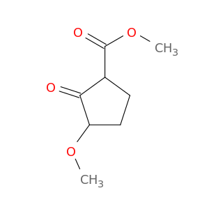 Cyclopentanecarboxylic acid, 3-methoxy-2-oxo-, methyl ester