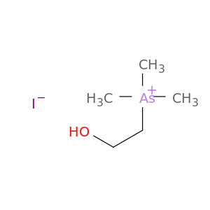 Arsonium, (2-hydroxyethyl)trimethyl-, iodide