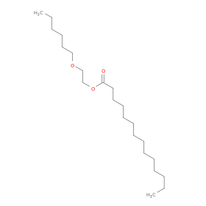 TETRADECANOIC ACID 2-(HEXYLOXY)-ETHYL ESTER