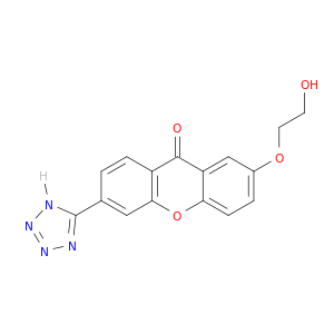 9H-Xanthen-9-one,2-(2-hydroxyethoxy)-6-(2H-tetrazol-5-yl)-