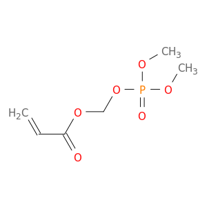 2-Propenoic acid, [(dimethoxyphosphinyl)oxy]methyl ester