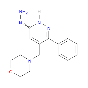 5-(4-Morpholinylmethyl)-6-phenyl-3(2H)-pyridazinone hydrazone