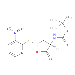 N-[叔丁氧羰基]-3-[(3-硝基-2-吡啶基)二硫]-D-丙氨酸