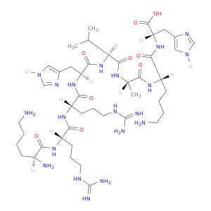 L-Histidine, L-lysyl-L-arginyl-L-arginyl-L-histidyl-L-valyl-L-alanyl-L-lysyl-