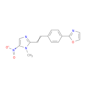 Oxazole, 2-[4-[2-(1-methyl-5-nitro-1H-imidazol-2-yl)ethenyl]phenyl]-