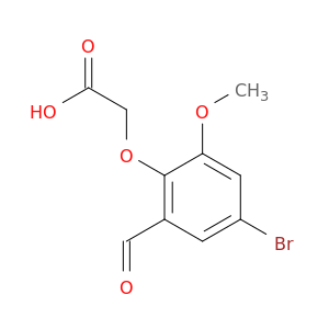 2-(4-Bromo-2-formyl-6-methoxyphenoxy)acetic acid