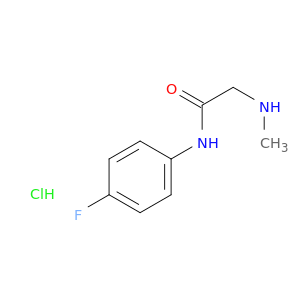 乙酰胺,N-(4-氟苯基)-2-(甲基氨基)-,盐酸盐(1：1)
