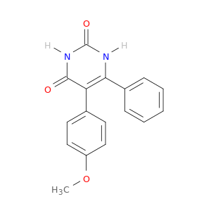 2,4(1H,3H)-Pyrimidinedione, 5-(4-methoxyphenyl)-6-phenyl-