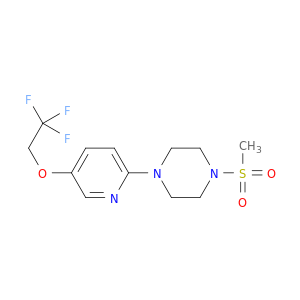 Piperazine, 1-(methylsulfonyl)-4-[5-(2,2,2-trifluoroethoxy)-2-pyridinyl]-
