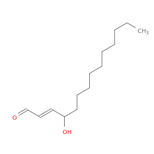 2-Tetradecenal,4-hydroxy-