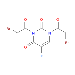 2,4(1H,3H)-Pyrimidinedione, 1,3-bis(bromoacetyl)-5-fluoro-