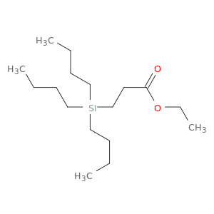 Propanoic acid, 3-(tributylsilyl)-, ethyl ester