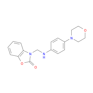 2(3H)-Benzoxazolone, 3-[[[4-(4-morpholinyl)phenyl]amino]methyl]-