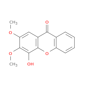 4-羟基-2,3-二甲氧基呫吨酮
