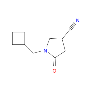 1-(cyclobutylmethyl)-5-oxopyrrolidine-3-carbonitrile