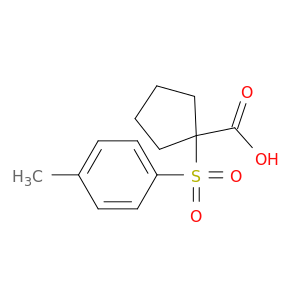 1-(4-methylbenzenesulfonyl)cyclopentane-1-carboxylic acid