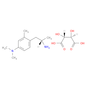 Benzeneethanamine, 4-(dimethylamino)-alpha,2-dimethyl-, (alphaS)-, (2R,3R)-2,3-dihydroxybutanedioate (1:1)