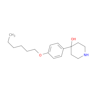 4-Piperidinol, 4-[4-(hexyloxy)phenyl]-